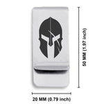 Stainless Steel Gladiator Warrior Champion Classic Slim Money Clip